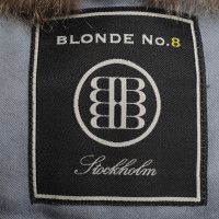 Blonde No8 Parka with fur hood