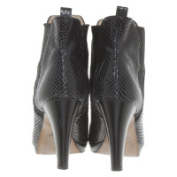 St. Emile Ankle boots with reptile embossing