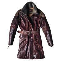Peuterey Coat made of leather