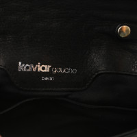 Kaviar Gauche Basket satchel bag mini in black