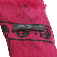 Alexander McQueen Sciarpa in rosa