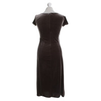 Armani Velvet Dress in Dark Brown