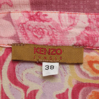 Kenzo Zijden blouse met patroon