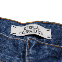 Ksenia Schnaider Jeans Katoen in Blauw