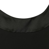 Alexis Mabille Zwarte jurk met kanten zoom