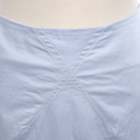 René Lezard Skirt Cotton in Blue