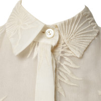 Kaviar Gauche Silk blouse in cream colours