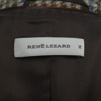 René Lezard Blazer mit Hahnentritt-Muster
