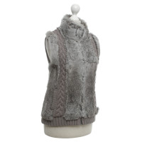 Oakwood Fur Vest in grey