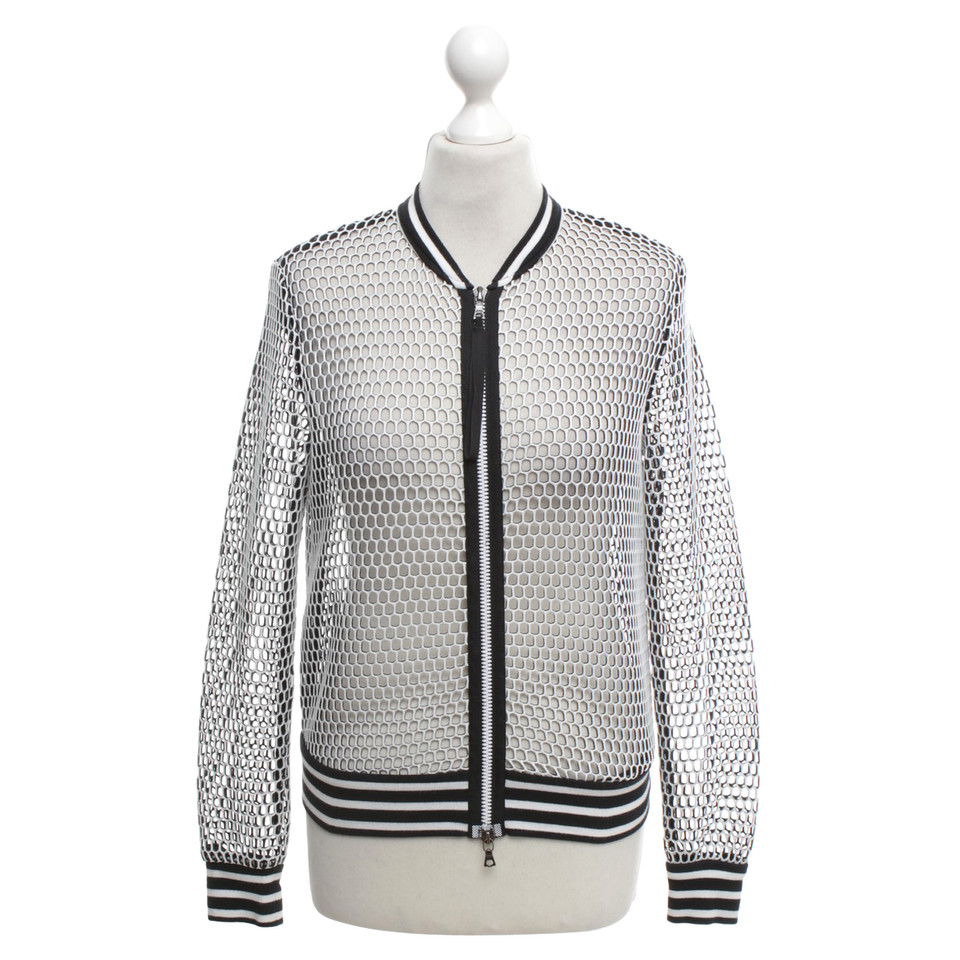 Marc Cain Mesh jacket made of net