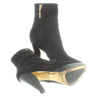 Barbara Bui Suede ankle boots in black