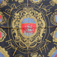 Hermès Tuch mit Wappen-Motiv