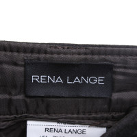 Rena Lange Hose aus Veloursleder