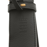 Gucci Gürtel aus Leder in Schwarz