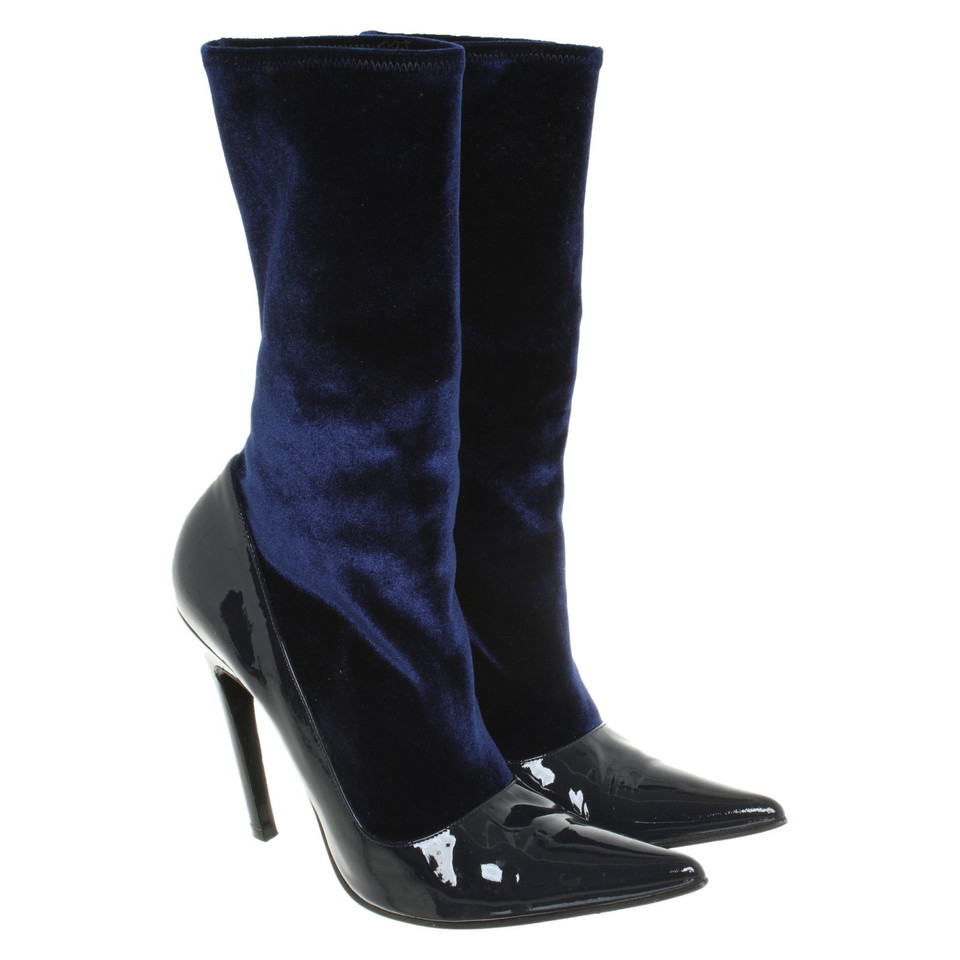 Balenciaga Sock Boots in Blau