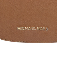 Michael Kors Cognac-colored shoulder bag made of saffiano leather