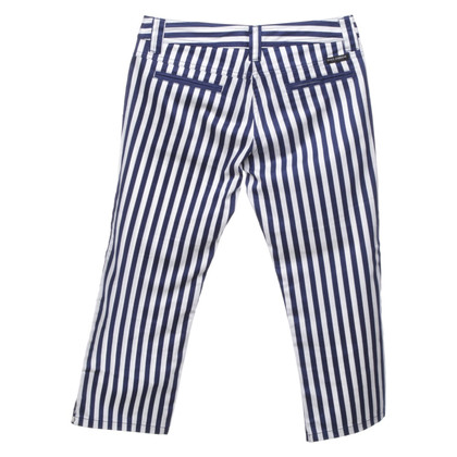 Dolce & Gabbana Pantaloni in blu / bianco