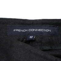 French Connection Trousers Wool in Grey