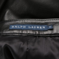 Ralph Lauren Jupe en Cuir en Noir