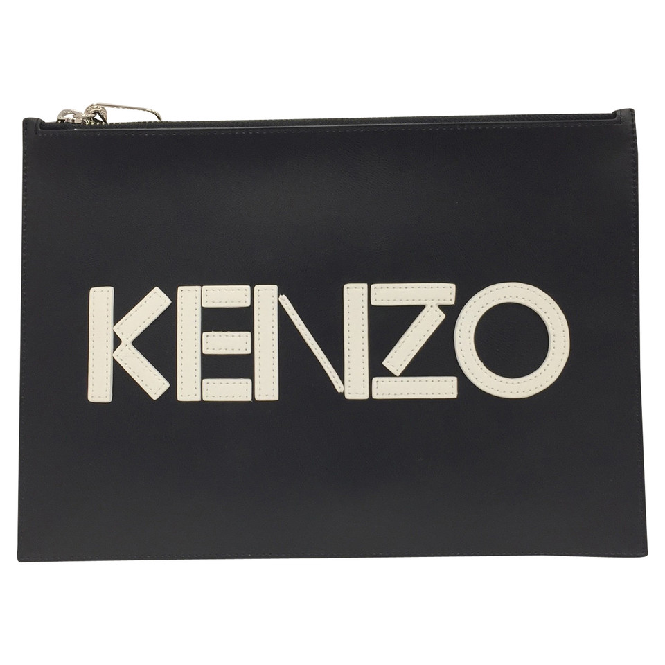 Kenzo black leather pochette