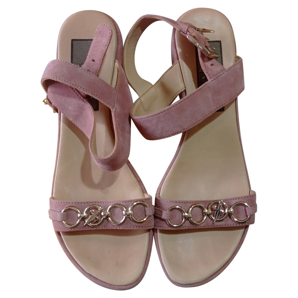 Cesare Paciotti Wedges in Rosa / Pink