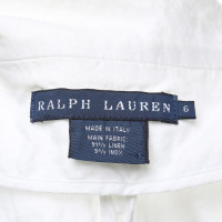 Ralph Lauren giacca di lino bianco