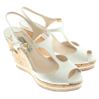 Prada Wedges in white