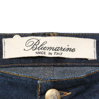 Blumarine Jeans with gemstones in blue