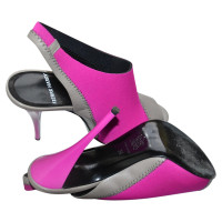 Pierre Hardy leather sandals and neoprene