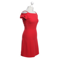 Christian Dior zijden jurk in het rood