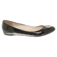 Christian Dior Patent leather ballerinas in black