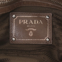 Prada Leather shoulder bag in taupe