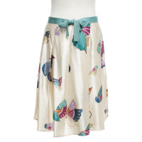 Bruuns Bazaar Silk skirt with pattern