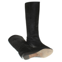 Loeffler Randall Pony fur boots in black