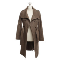 Patrizia Pepe Tweed coat in Brown