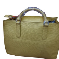 Trussardi Shoulder bag Leather in Yellow