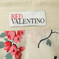 Red Valentino Baumwollbluse mit floralem Muster