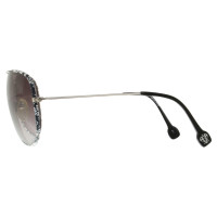 Emilio Pucci Sonnenbrille in Schwarz/Weiß
