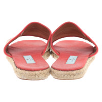 Anya Hindmarch Sandals in beige / red