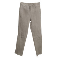 Arma Leather pants in gray