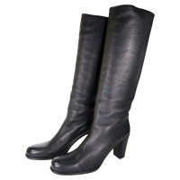 Jil Sander Boots Leather in Black