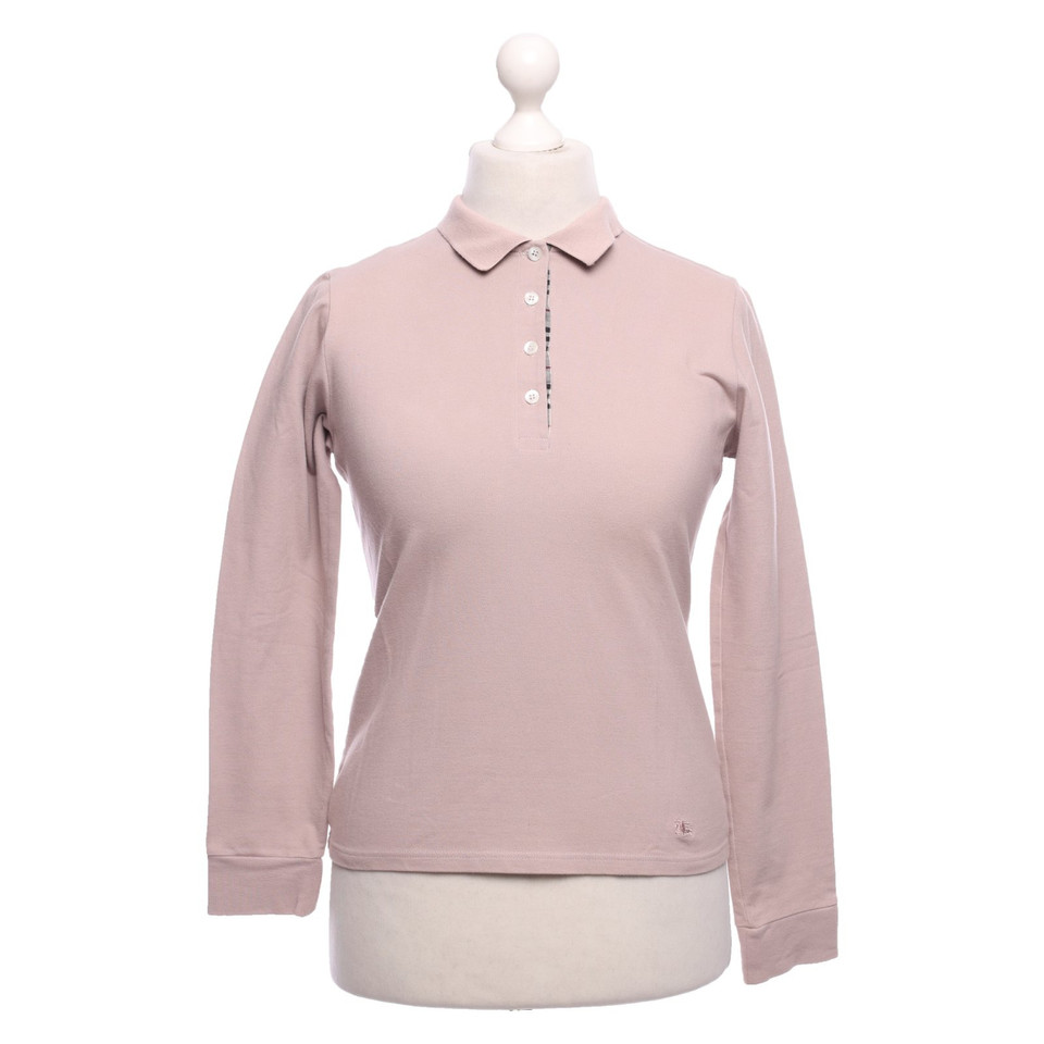 Burberry Top en Coton en Rose/pink