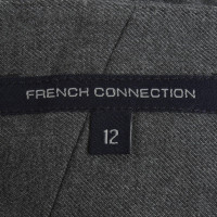 French Connection Faltenrock in Grau
