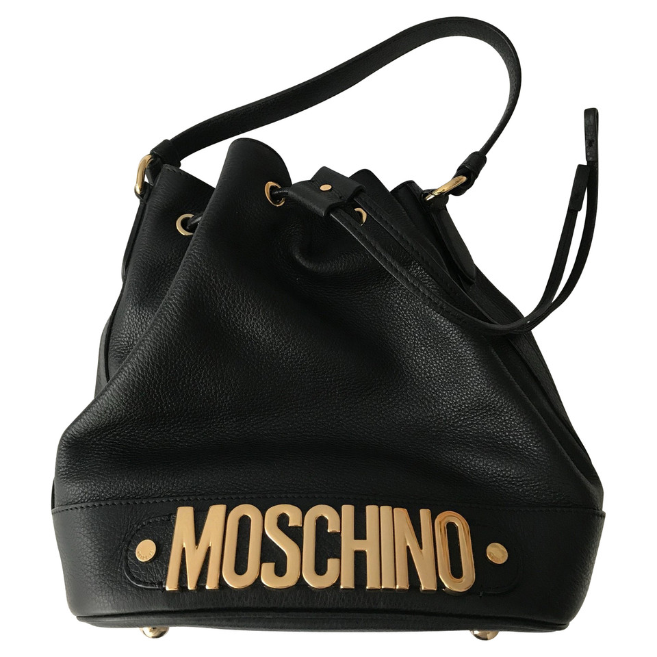 Moschino Secchio Bag con logo