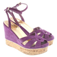 Sebastian Wedges in violet