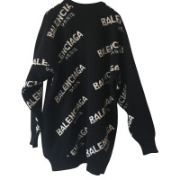 Balenciaga Pullover in Schwarz/Weiß