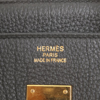 Hermès Handtas Leer in Zwart