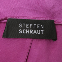 Steffen Schraut Paars tweedelig met patroon