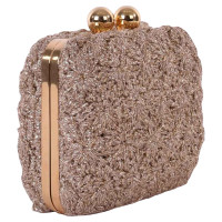 Dolce & Gabbana clutch with crochet trim