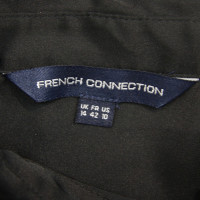 French Connection Semitransparente Bluse in Schwarz